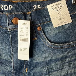 J. Crew 9” Billie Demi Boot Crop 25 (BA628)
